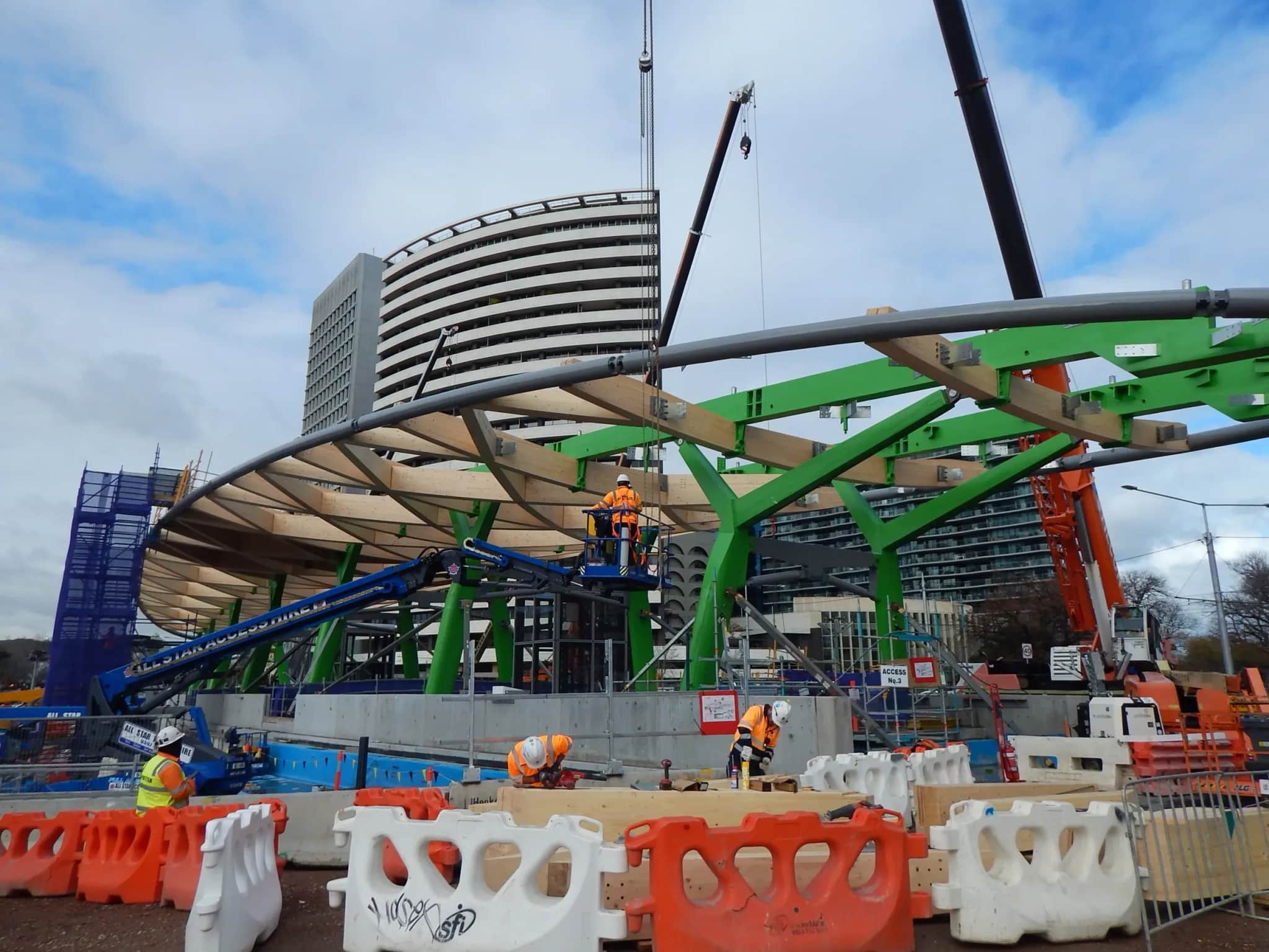 ANZAC Station Temporary Works