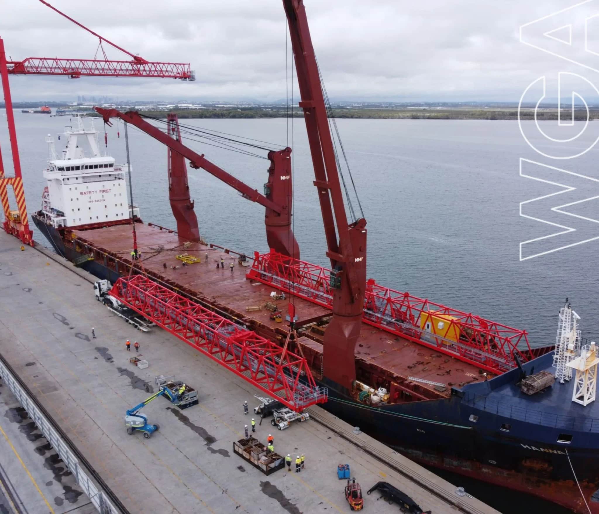 Liebherr Crane Unloading