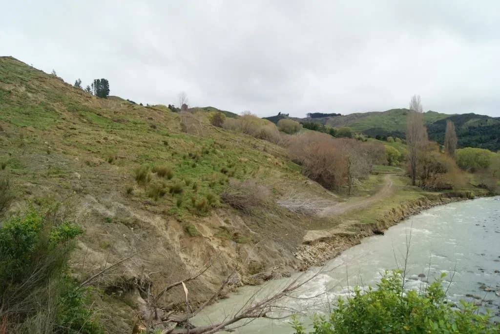 Nuhaka River Road Landslide