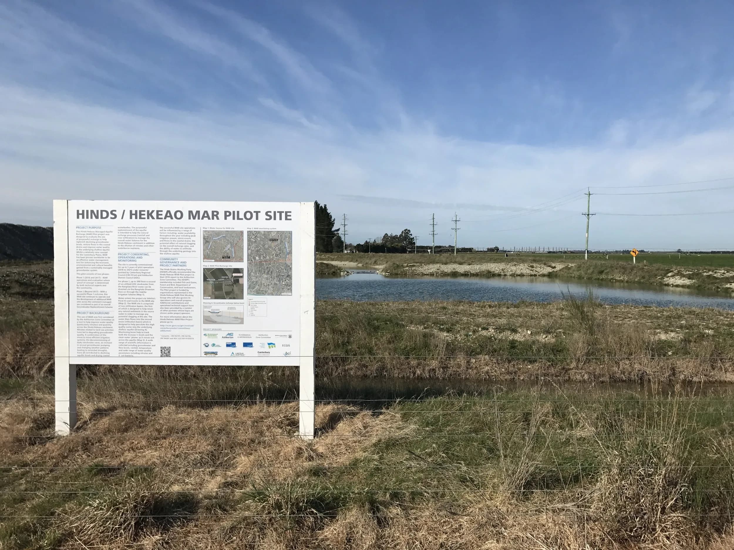 Groundwater Replenishment Scheme for the Hinds Catchment